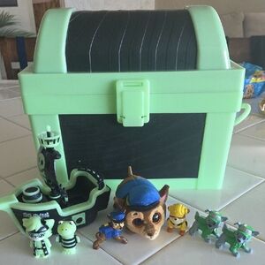 Ryans World And Paw Patrol Kids Adventure Treasure Chest Playset with Figures